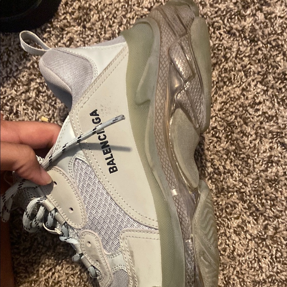 Balenciaga Gray and Green Sneakers - Picture 5 of 5